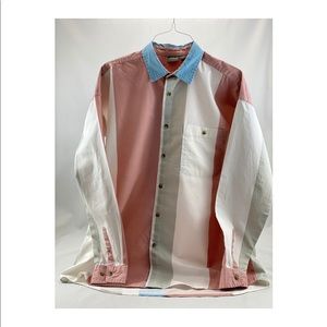 ASOS DESIGN oversized 90s stripe dress shirt